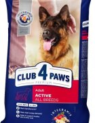 Club 4 Paws Premium Active Pui hrană uscată câini activitate intensă Premium Active XS-XL Pui hrană uscată câini activitate intensă 14kg