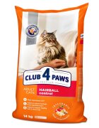 Club 4 Paws Premium Hairball Pui hrană uscată pisici limitarea ghemurilor de blană Premium Hairball Control Pui hrană uscată pisici limitarea ghemurilor de blană 14kg