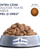 Club 4 Paws Premium Hypoallergenic Miel și Orez hrană uscată câini sensibilități digestive piele și blană Premium XS-XL Miel și Orez hrană uscată câini alergii 2kg