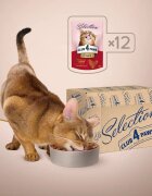Club 4 Paws Premium Selection Stripsuri Pui plic hrană umedă pisici (în sos) 85g