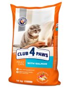 Club 4 Paws Premium Somon hrană uscată pisici 14kg