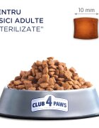 Club 4 Paws Premium Sterilised Pui hrană uscată pisici sterilizate 300g