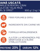 Club 4 Paws Premium XS-S Miel și Orez hrană uscată câini alergii 900g