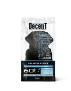 DECENT Sensitive Skin XS-XL Somon și Orez hrană uscată câini piele & blană 15kg