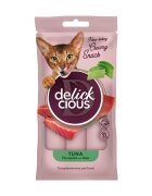 DELICKCIOUS Creamy Snack Ton și Aloe Vera plic recompense pisici 60g