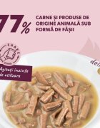 DELICKCIOUS Dinner XS-S Somon și Morcov plic hrană umedă câini (în supă) bax 85g x 12buc