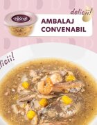 DELICKCIOUS Supă Sardine și Creveți bol hrană umedă pisici (în supă) 80g