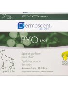 Dermoscent PYO spot tratament adjuvant piele & blană câini pipete 4buc PYO spot 0 -10kg tratament adjuvant piele & blană câini 0.6ml x 4buc pipete