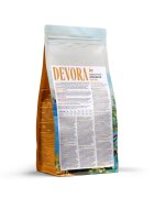 Devora Sterilised Curcan și Pește hrană uscată fără cereale pisici sterilizate 2kg