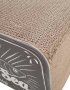 DISTRICT 70 Căsuță de Pisici Sardine 2în1 cu Placă de Zgâriat 60 x 30 x 30 cm