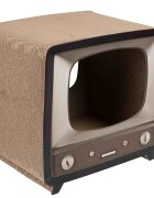 DISTRICT 70 Căsuță de Pisici Telly cu Placă de Zgâriat 39 x 29 x 37 cm