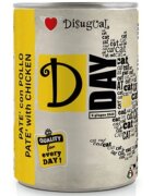 DISUGUAL D Day Pui conservă hrană umedă fără cereale pisici (pate) 400g