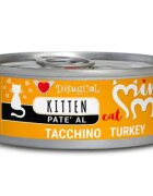 DISUGUAL Mini Me Kitten Curcan conservă hrană umedă fără cereale pisici junior (pate) 85g