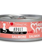 DISUGUAL Mini Me Somon conservă hrană umedă fără cereale pisici (pate) 85g