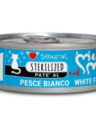 DISUGUAL Mini Me Sterilised Pește alb conservă hrană umedă fără cereale pisici sterilizate (pate) 85g