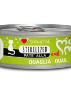 DISUGUAL Mini Me Sterilised Prepeliță conservă hrană umedă fără cereale pisici sterilizate (pate) 85g