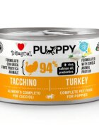 DISUGUAL Monoprotein Puppy XS-XL Curcan conservă hrană umedă monoproteică câini junior (pate) 150g