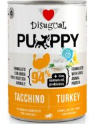 DISUGUAL Monoprotein Puppy XS-XL Curcan conservă hrană umedă monoproteică câini junior (pate) 400g