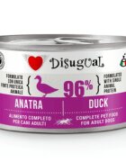 DISUGUAL Monoprotein XS-XL Rață conservă hrană umedă monoproteică fără cereale câini (pate) 150g