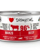 DISUGUAL Monoprotein XS-XL Vită conservă hrană umedă monoproteică fără cereale câini (pate) 150g