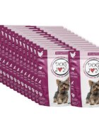 DOG JOY Junior XS-S Pui plic hrană umedă câini junior (în sos) bax 100g x 24buc