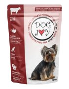 DOG JOY XS-S Vită plic hrană umedă câini (în sos) 100g