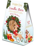 DOGGYEBAG Christmas Vanilla Stars XS-XL Vanilie și Zmeură punguță recompense câini 180g