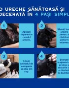 DOUXO SPA Ear Cleaner dewaxing soluție igiena urechilor câini și pisici hidratantă hipoalergenică flacon cu aplicator 120ml