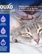 DOUXO SPA Low-Stress Refresh Mousse șampon spumă pisici fără clătire hidratantă Vanilie și Nucă de cocos flacon cu aplicator 150ml