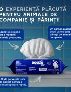 DOUXO SPA Multipurpose șervețele umede câini și pisici hipoalergenice Vanilie și Nucă de cocos resigilabil 100buc