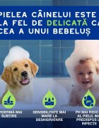 DOUXO SPA Puppy șampon câini junior hidratant hipoalergenic Vanilie și Nucă de cocos flacon 250ml