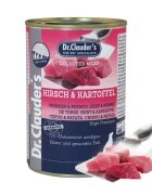 DR. CLAUDER'S Selected Meat XS-XL Căprioară și Cartofi conservă hrană umedă fără cereale câini (în suc propriu) 400g