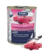 DR. CLAUDER'S Selected Meat XS-XL Căprioară și Cartofi conservă hrană umedă fără cereale câini (în suc propriu) 800g