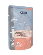 DR. CLAUDER'S Somon și Păstrăv plic hrană umedă pisici (în aspic) bax 100g x 20buc