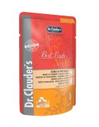DR. CLAUDER'S Vită și Curcan plic hrană umedă pisici (în aspic) bax 100g x 20buc