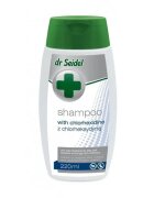 Dr Seidel Clorhexidina 3% șampon câini antibacterian / antifungic neparfumat flacon 220ml