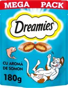 DREAMIES Somon punguță recompense pisici 180g