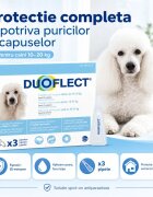 Duoflect spot-on solutie antiparazitara câini 10-20kg 3 pipete