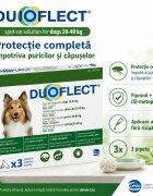 Duoflect spot-on solutie antiparazitara spot-on soluție antiparazitară câini 20-40kg 3 pipete