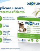 Duoflect spot-on solutie antiparazitara spot-on soluție antiparazitară pisici >5kg și câini 2-10kg 3 pipete