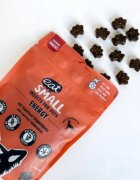 EAT SMALL Energy Snack XS-XL Insecte punguță resigilabil recompense funcționale monoproteică fără cereale câini sistem imunitar & alergii 125g