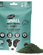 EAT SMALL Spirit Snack XS-XL Insecte și Spirulină punguță resigilabil recompense funcționale fără cereale câini sistem imunitar & alergii 125g