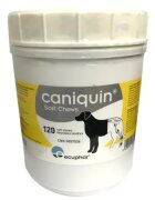 ECUPHAR Caniquin supliment sistem articular sistem osos câini comprimate masticabile Caniquin XS-XL supliment sistem articular sistem osos câini flacon 120 comprimate masticabile