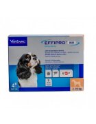 Effipro Duo SD deparazitare externă câini pipetă repelentă XS-S(2 - 10kg) 4buc