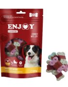 Enjoy Carnivore Biscuit Bits Twists XS-XL Pui punguță recompense câini 100g