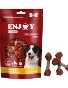 Enjoy Carnivore Fit Fetch Delights XS-XL Pui punguță recompense câini 100g