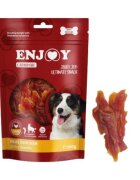 Enjoy Carnivore Jerky Treats XS-XL Pui punguță recompense câini 100g