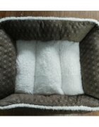 Enjoy Culcus pentru Caini cu Doua Fete 60x55x20 cm