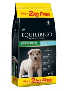 Equilibrio Medium Puppy 12 + 2 kg Gratuit