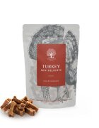 Essential Foods ESSENTIAL Mini Delights XS-S Curcan punguță recompense fără cereale câini 100g